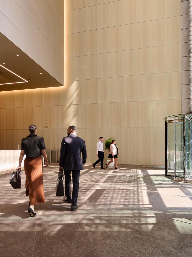 3 times square lobby