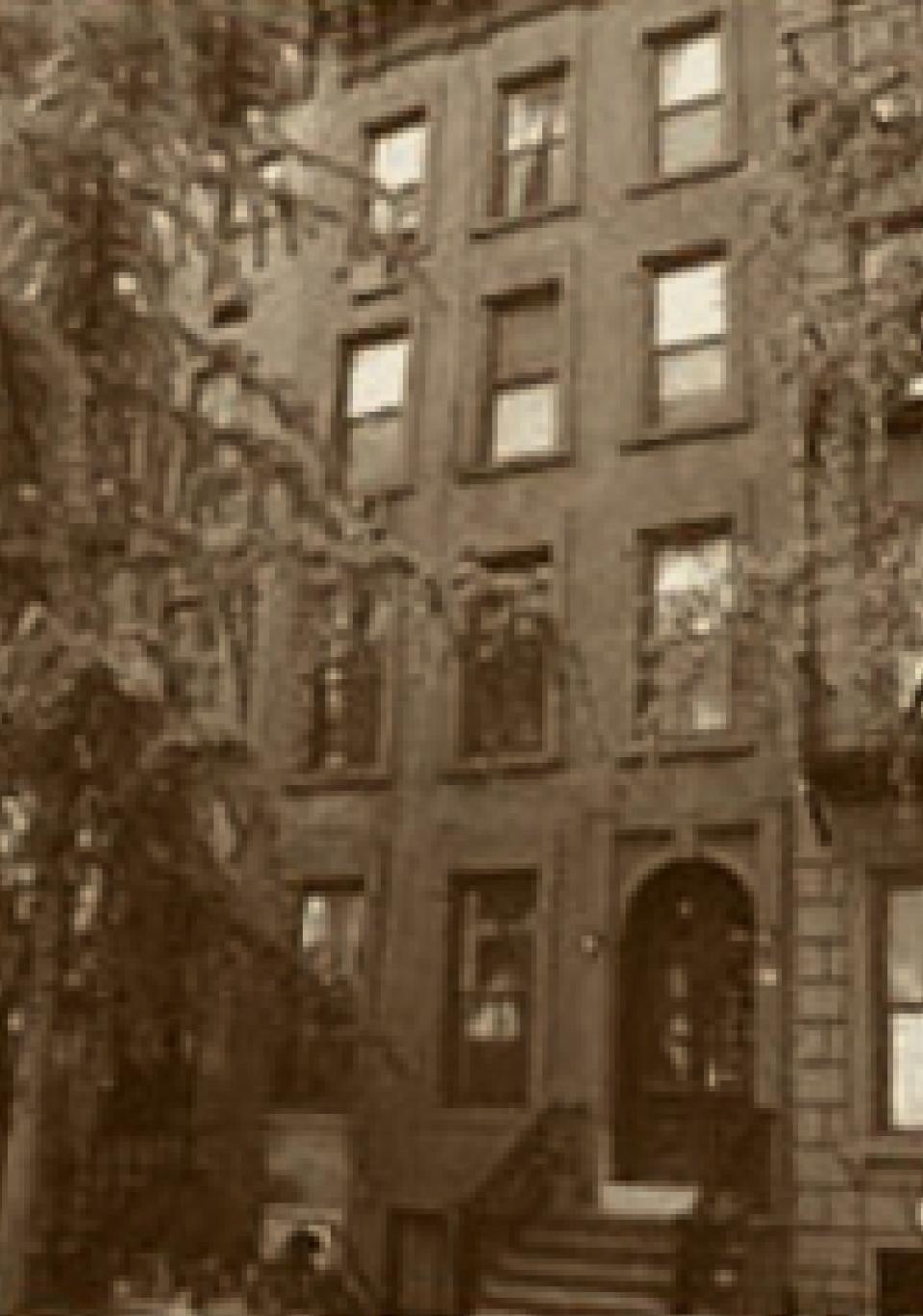 Original brownstone at 641 Lexington Avenue. 