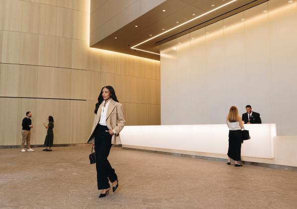 3TS - Lobby Woman Walking