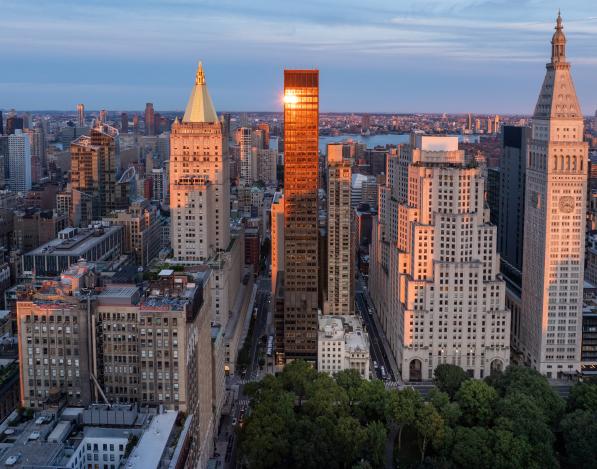 Aerial View of 41 Madison